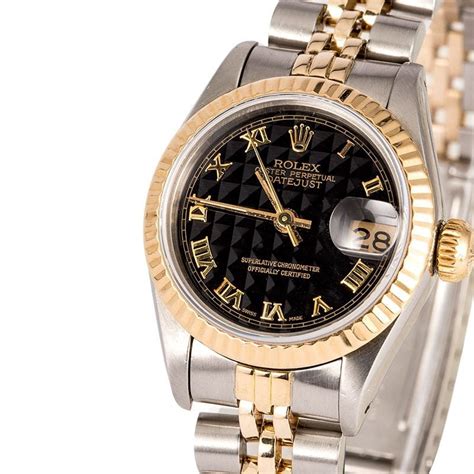 rolex 69173 black dial|rolex ladies datejust 69173 price.